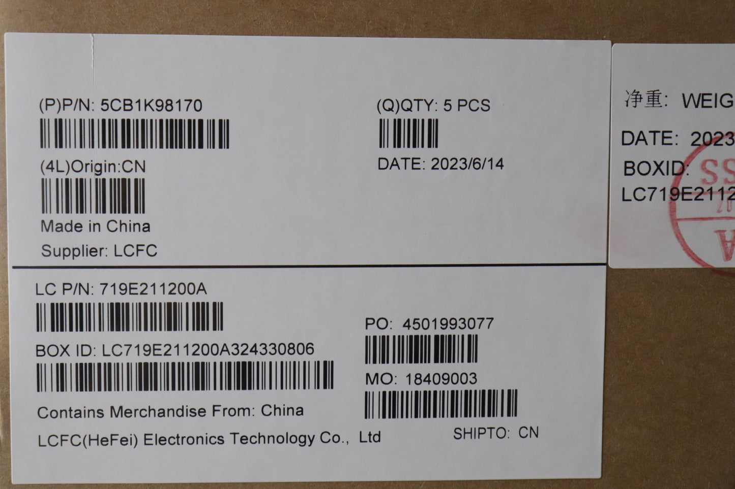Lenovo Cover Upper Case Assembly Cze/ - 5CB1K98170