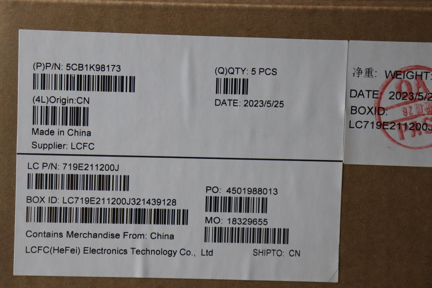 Lenovo Cover Upper Case Assembly Fra - 5CB1K98173