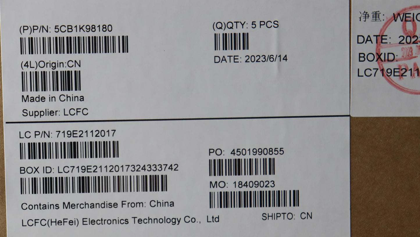 Lenovo Cover Upper Case Assembly Hun - 5CB1K98180