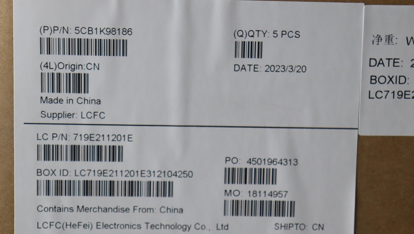 Lenovo Cover Upper Case Assembly Nord - 5CB1K98186