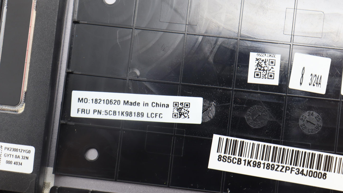 Lenovo Cover Upper Case Assembly Slv - 5CB1K98189