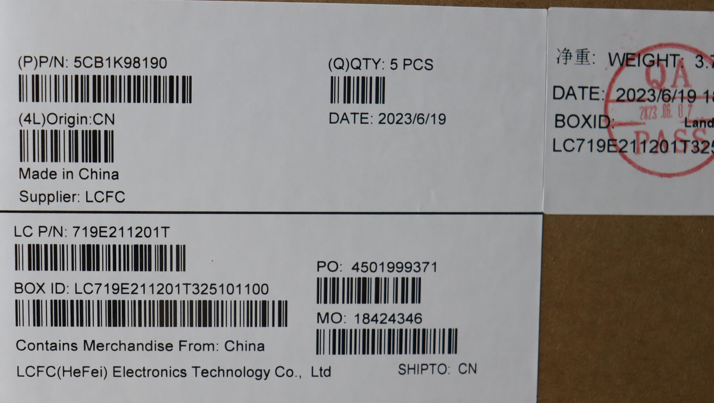Lenovo Cover Upper Case Assembly Spa - 5CB1K98190