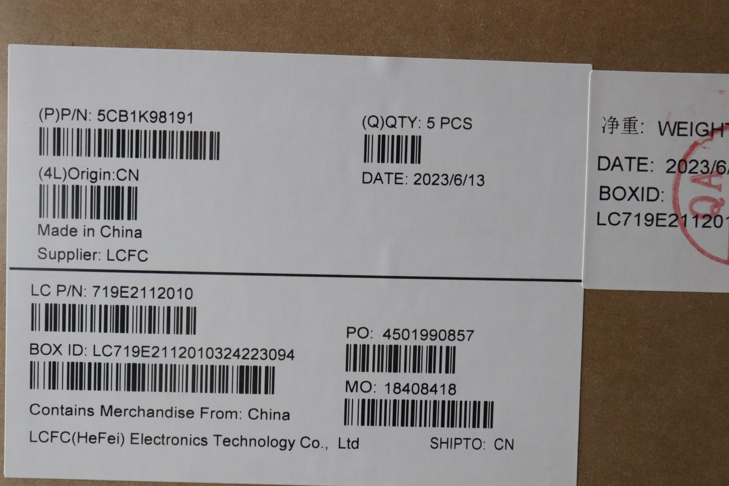 Lenovo Cover Upper Case Assembly Sws - 5CB1K98191