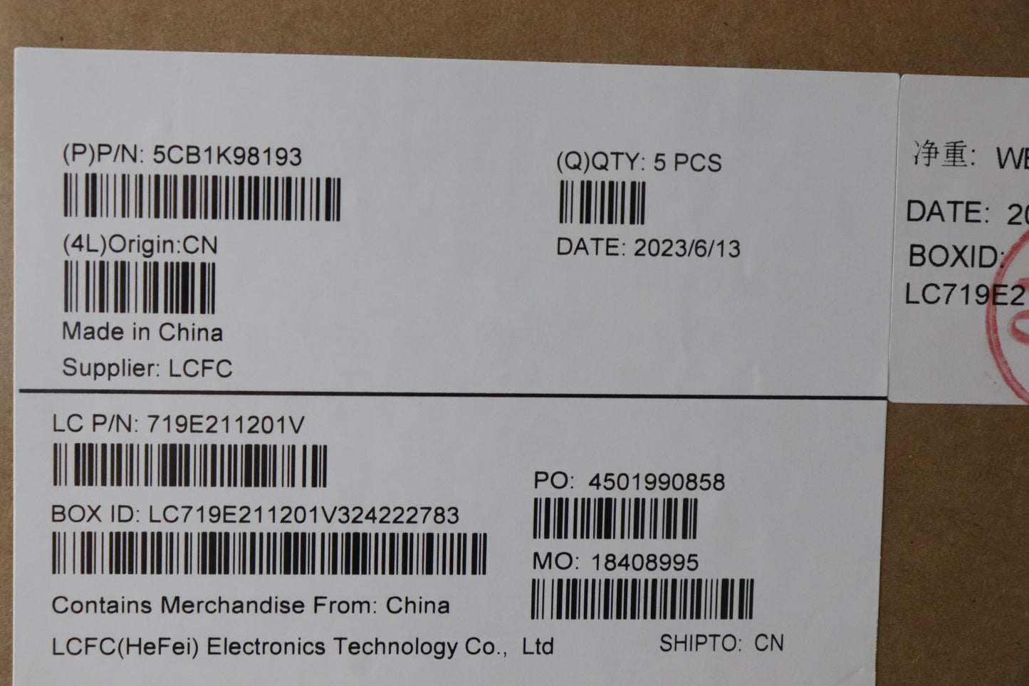Lenovo Cover Upper Case Assembly Thai - 5CB1K98193