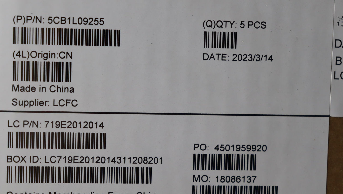 Lenovo Cover Upper Case Assembly Hbw - 5CB1L09255