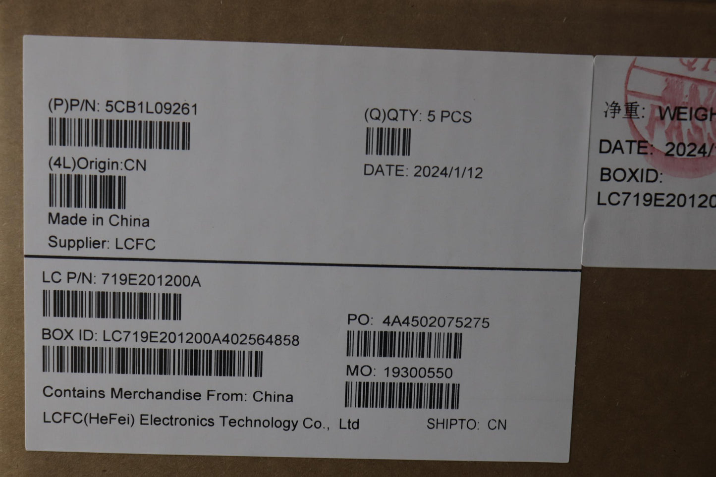 Lenovo Cover Upper Case Assembly Kor - 5CB1L09261