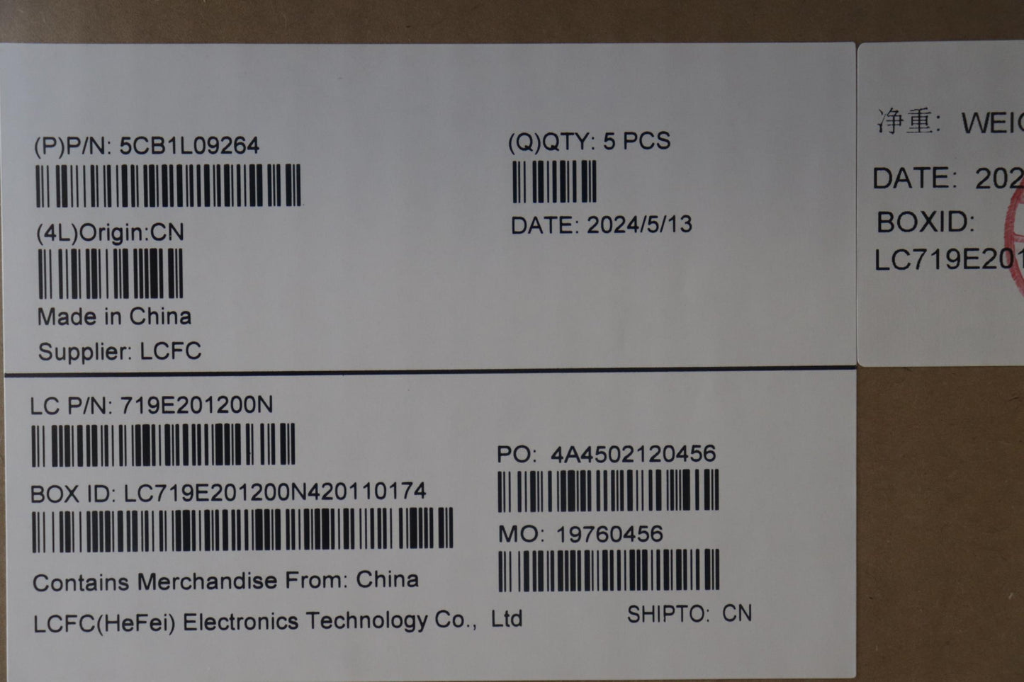 Lenovo Cover Upper Case Assembly Por - 5CB1L09264