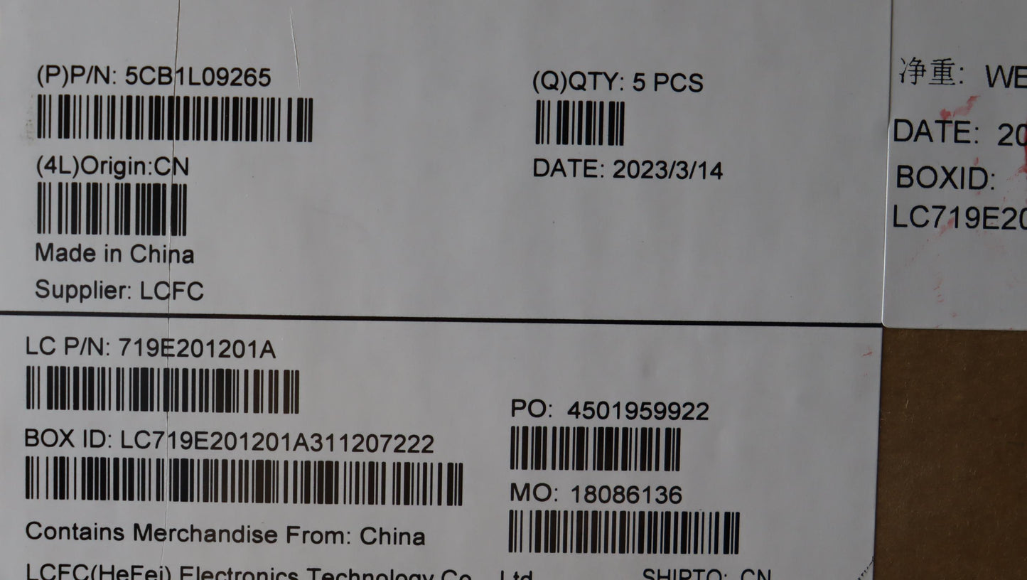 Lenovo Cover Upper Case Assembly Rus - 5CB1L09265