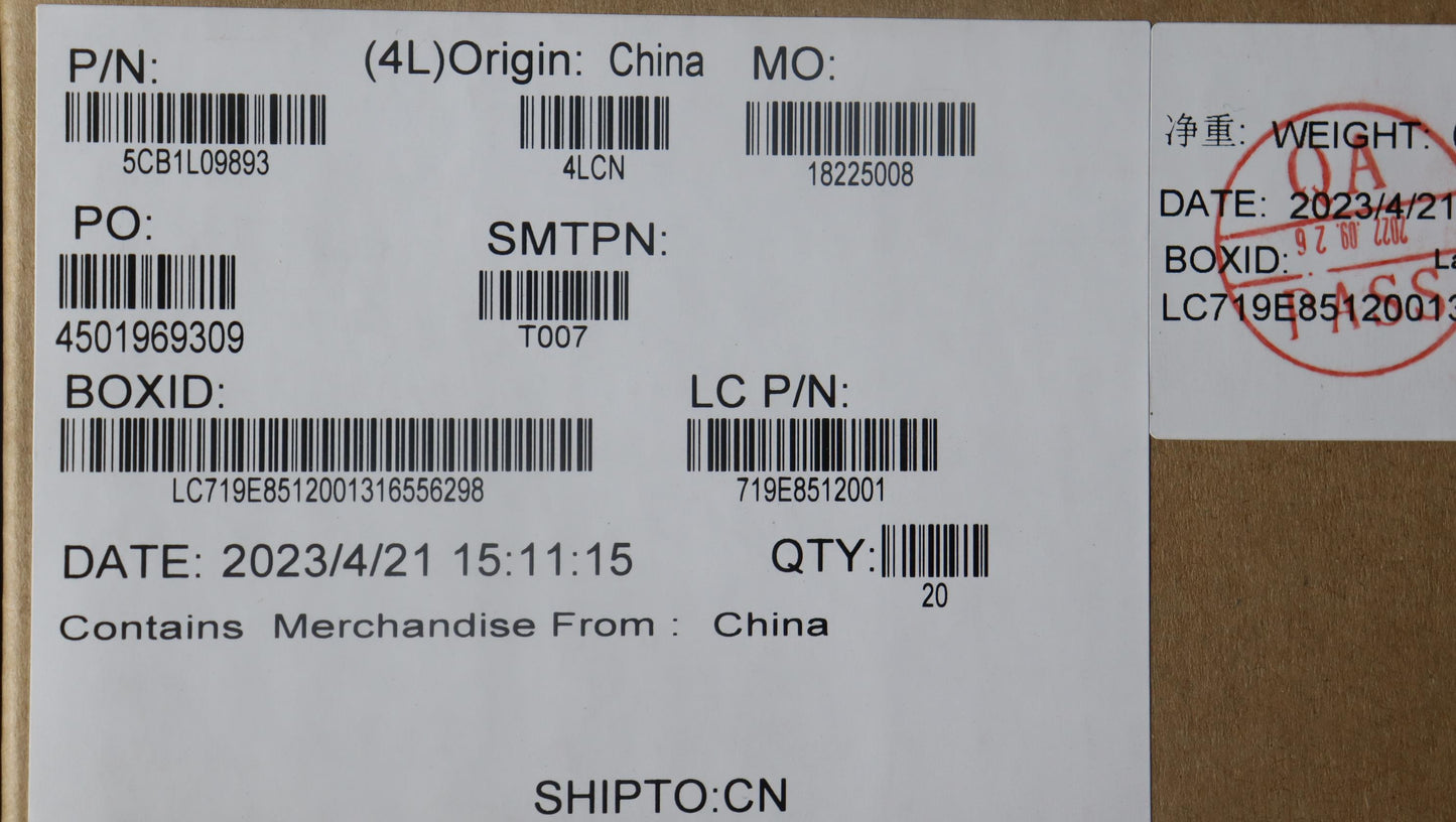 Lenovo Cover Strip Cover L 82Xh Strip - 5CB1L09893