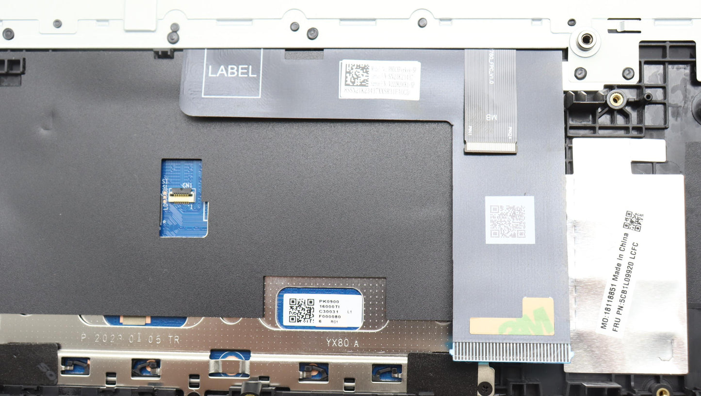 Lenovo C-Cover with Spanish Keyboard, RGB Backlight - 5CB1L09920