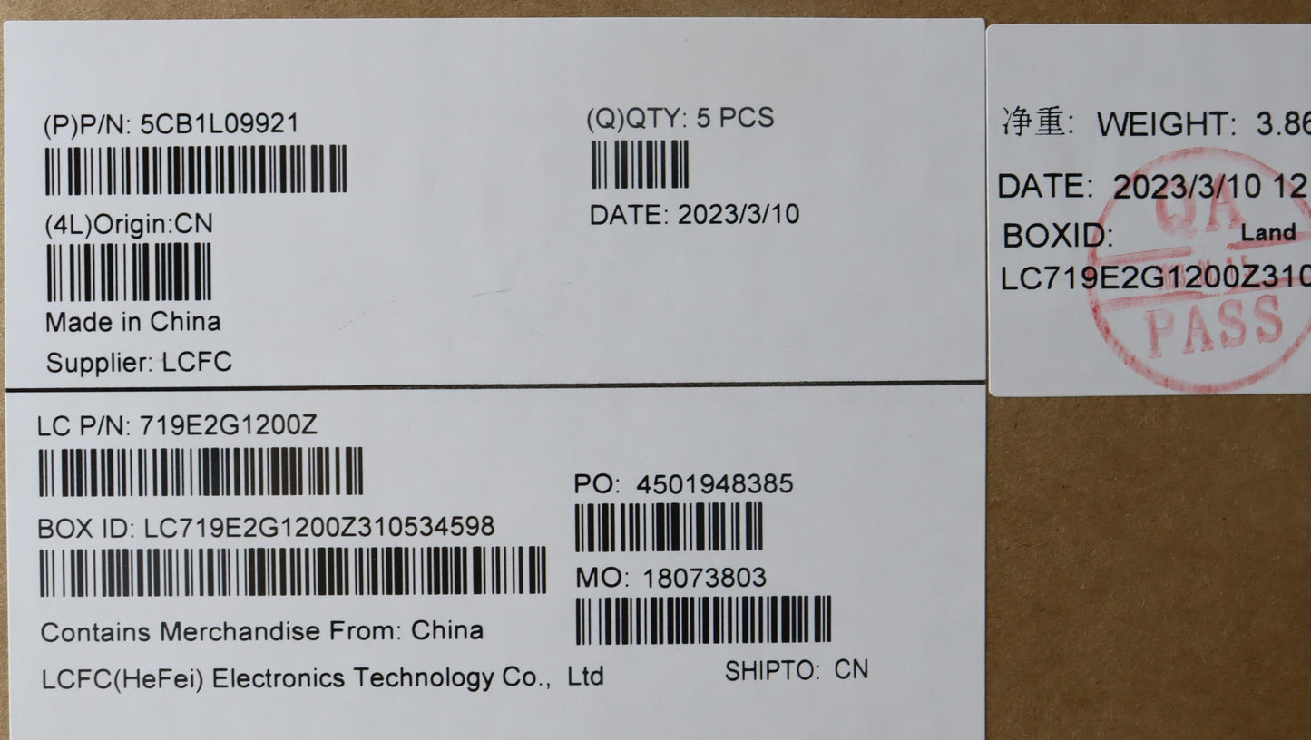 Lenovo Cover Upper Case Assembly Sws - 5CB1L09921