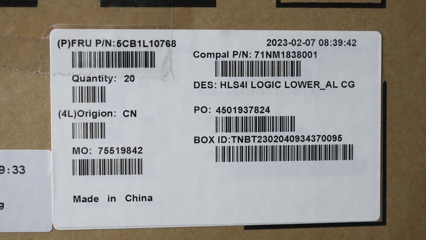 Lenovo Cover Lower Case C 82Xd Al Cg - 5CB1L10768