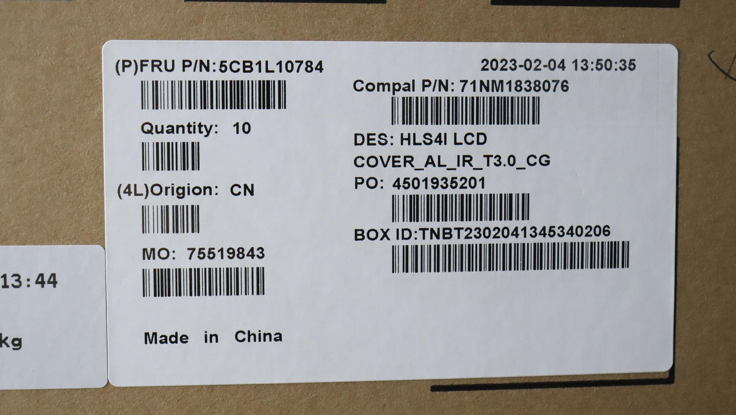 Lenovo Cover Lcd Cover W/Ant C82Xd T3 - 5CB1L10784