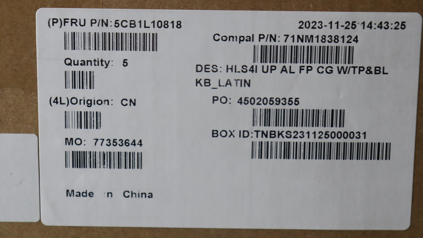 Lenovo Cover Upcase_La Spa C82Xd Fp C - 5CB1L10818