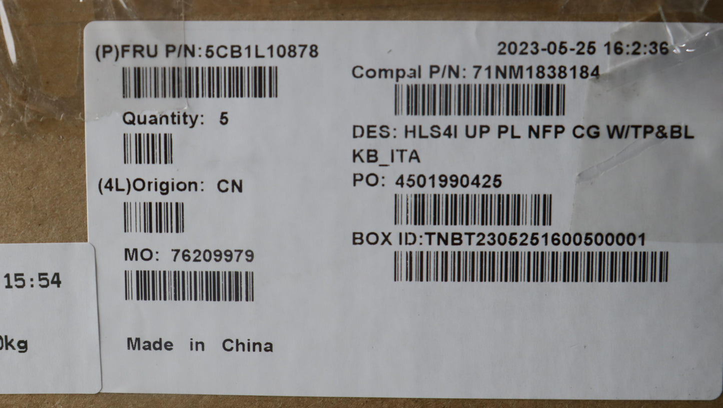 Lenovo Cover Uppercase_Ita C82Xd Nfp - 5CB1L10878