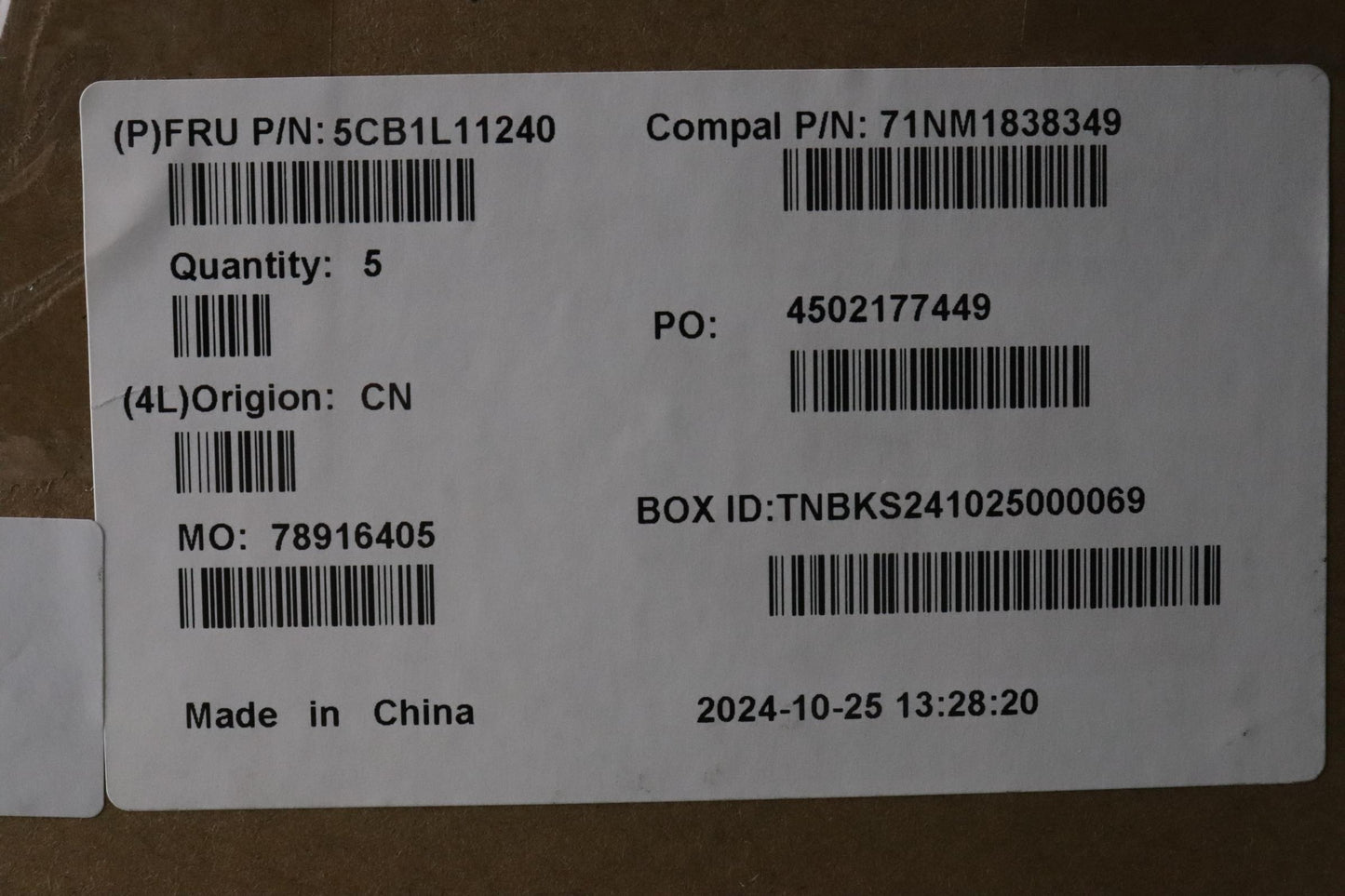 Lenovo Cover Upcase_Nordic C82Xd Nfp - 5CB1L11240