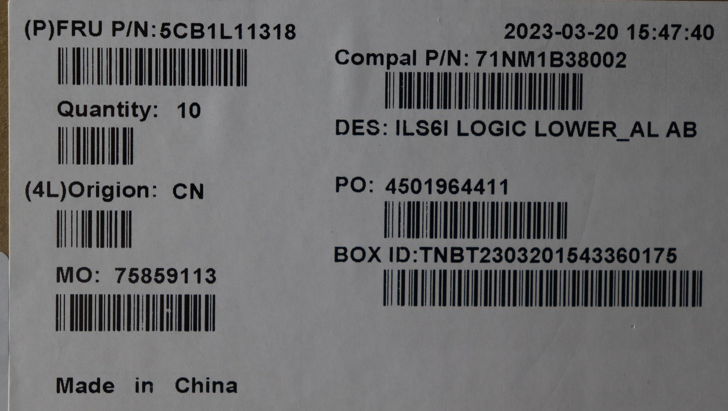 Lenovo Cover Lower Case C 82Xf Al Ab - 5CB1L11318