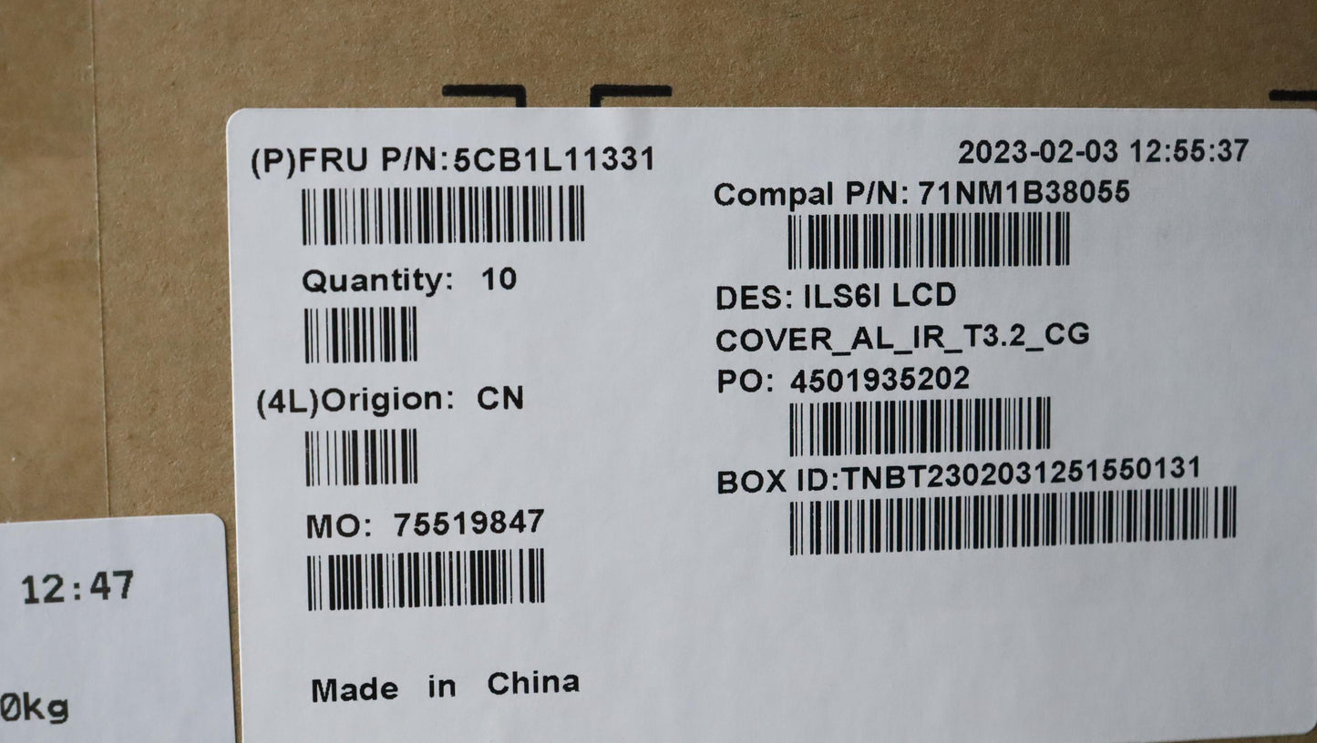 Lenovo Cover Lcd Cover W/Ant C82Xf T3 - 5CB1L11331