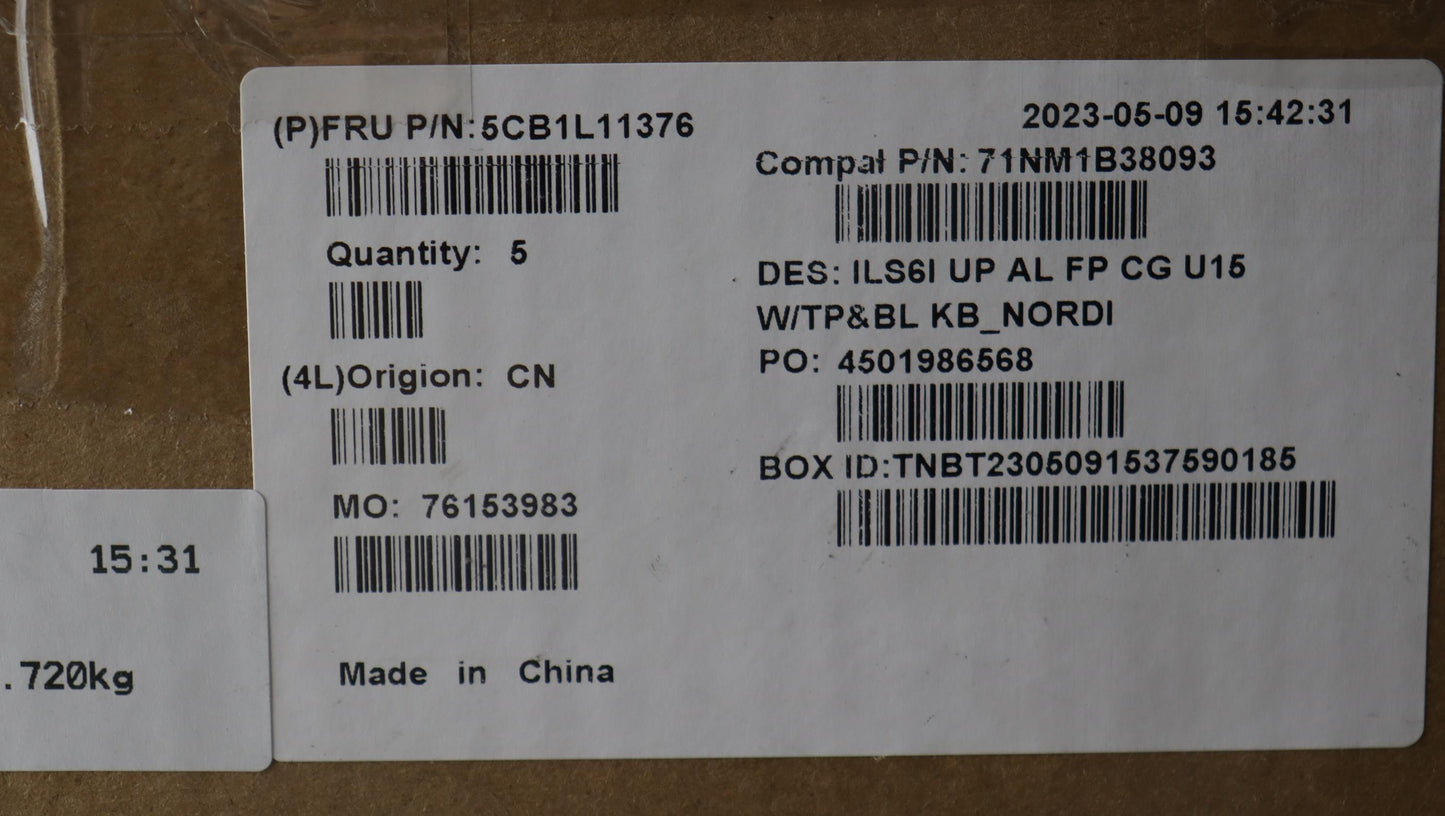 Lenovo Cover Upcase_Nordic C82Xf Fp C - 5CB1L11376