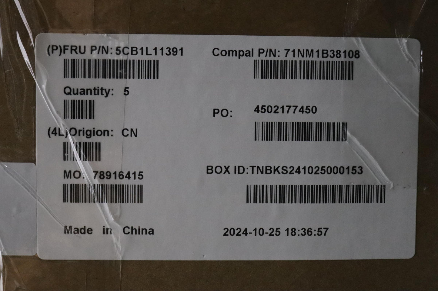 Lenovo Cover Uppercase_Gre C82Xf Nfp - 5CB1L11391