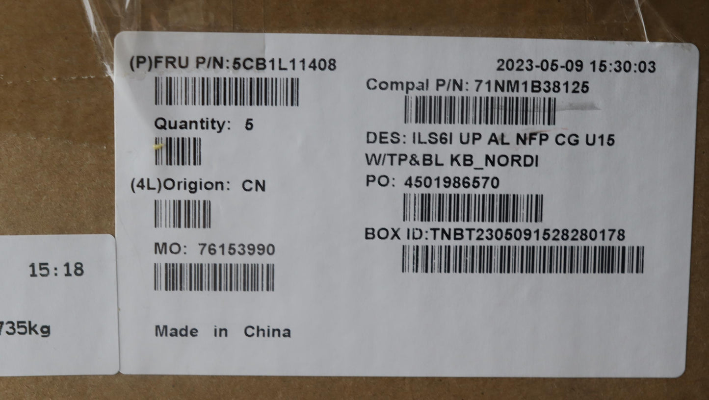Lenovo Cover Upcase_Nordic C82Xf Nfp - 5CB1L11408