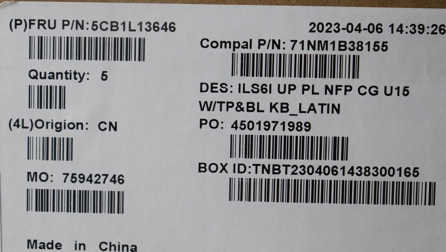 Lenovo Cover Upcase_La Spa C82Xf Nfp - 5CB1L13646