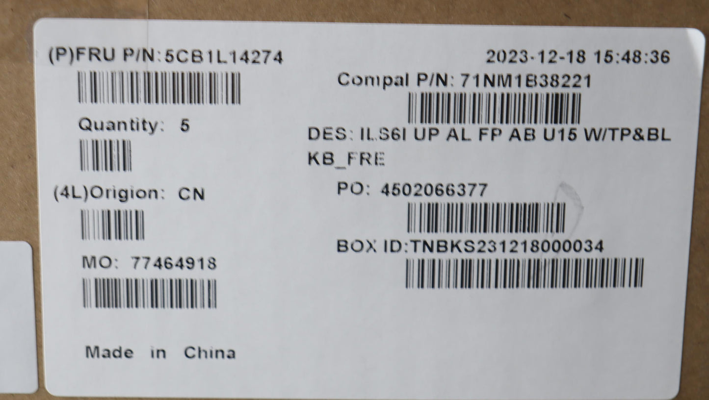 Lenovo Cover Uppercase_Fra C82Xf Fp A - 5CB1L14274