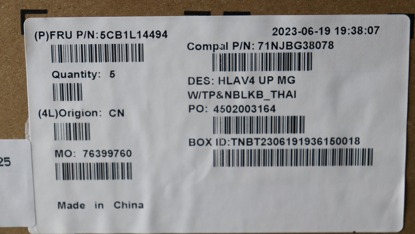 Lenovo Cover Upperassembly Thai C21Je - 5CB1L14494