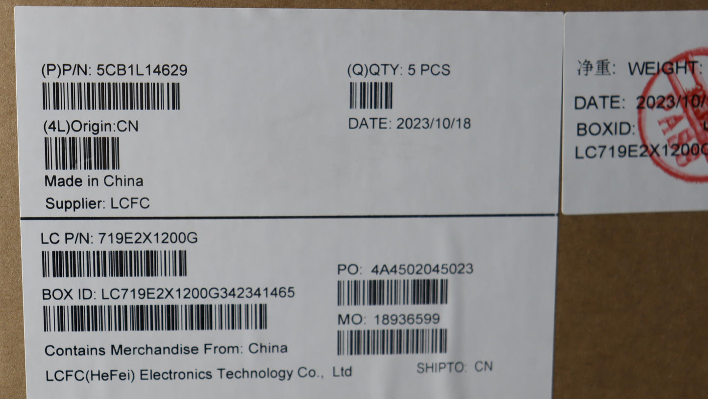 Lenovo Cover Upper Case Assembly Eng - 5CB1L14629