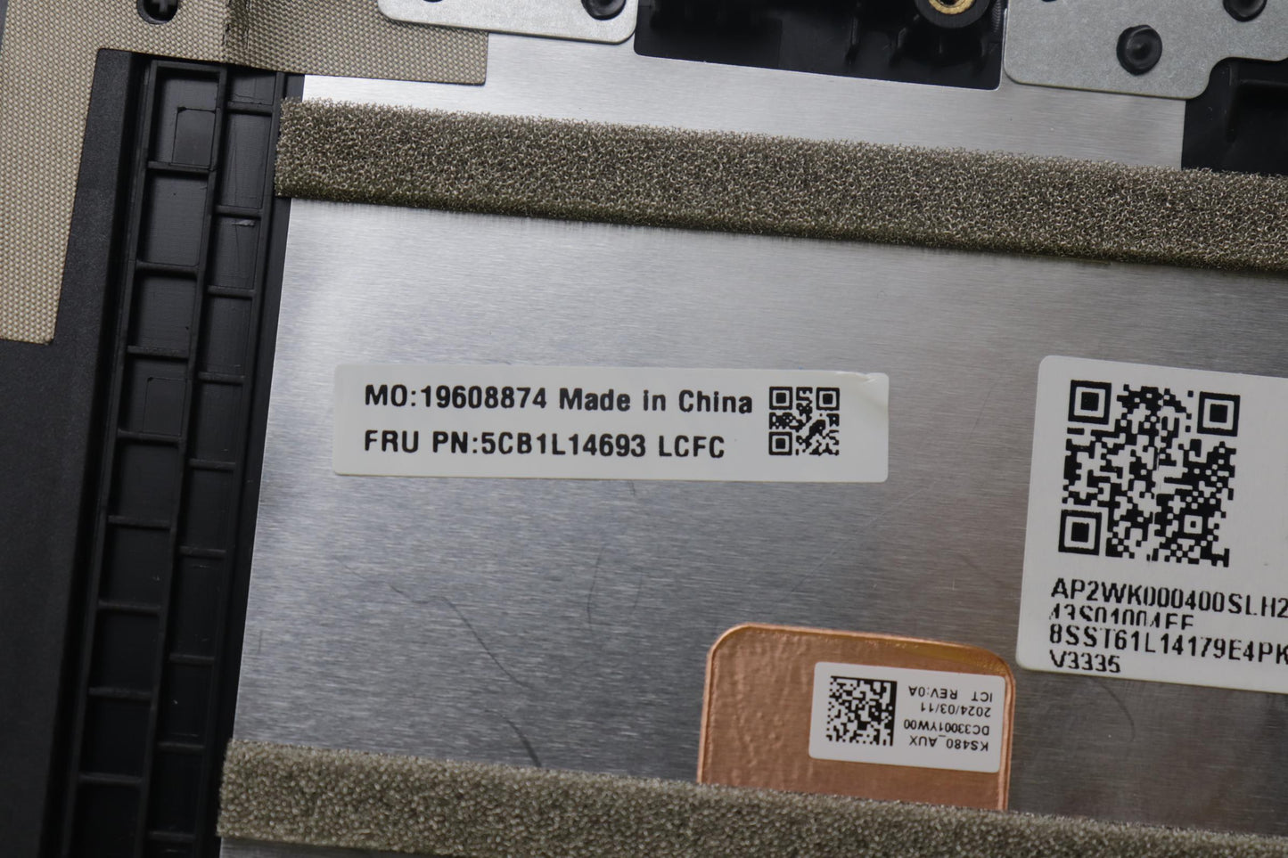 Lenovo Cover Upper Case Assembly Eng - 5CB1L14693