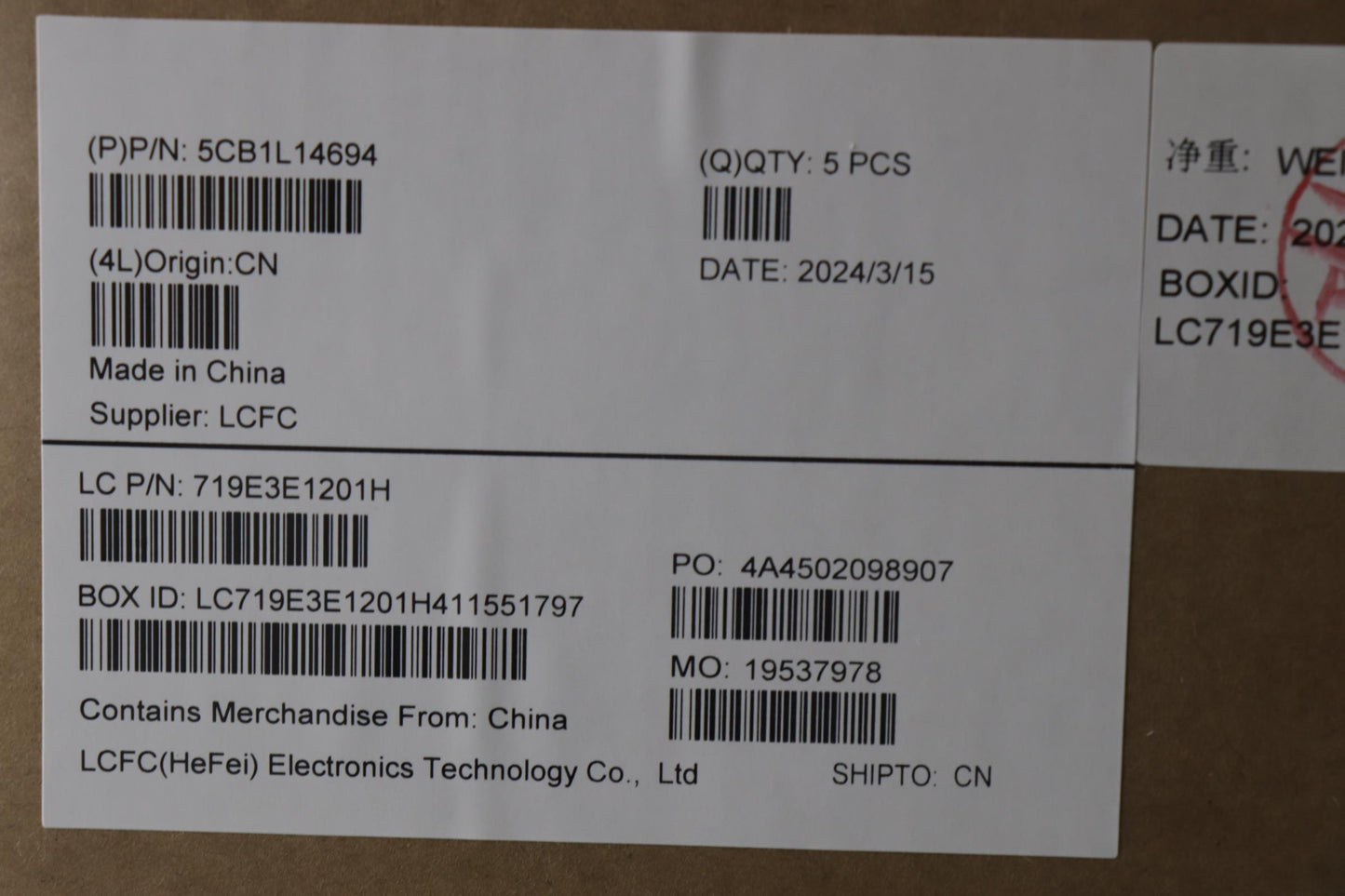 Lenovo Cover Upper Case Assembly Fra - 5CB1L14694