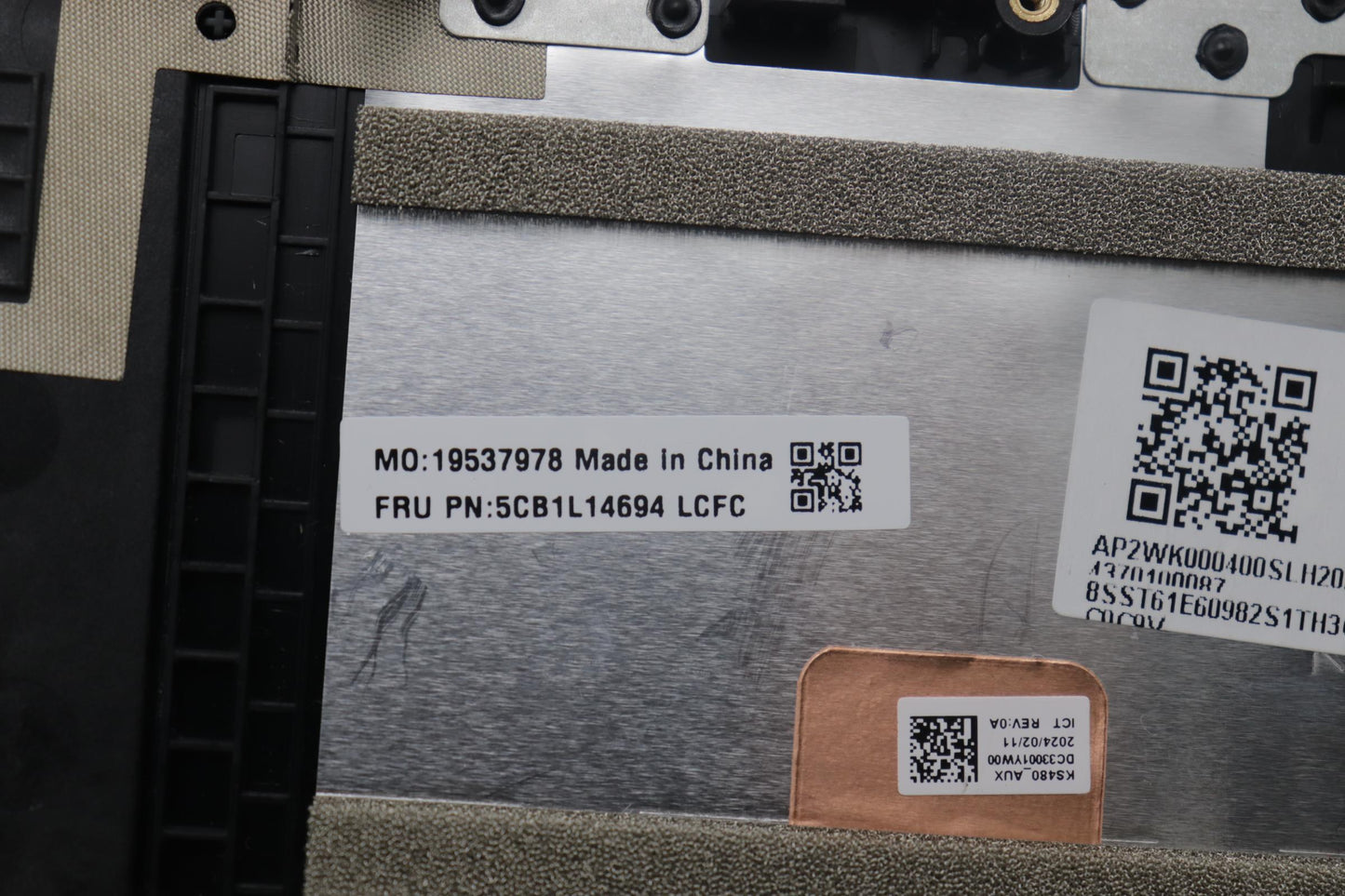 Lenovo Cover Upper Case Assembly Fra - 5CB1L14694