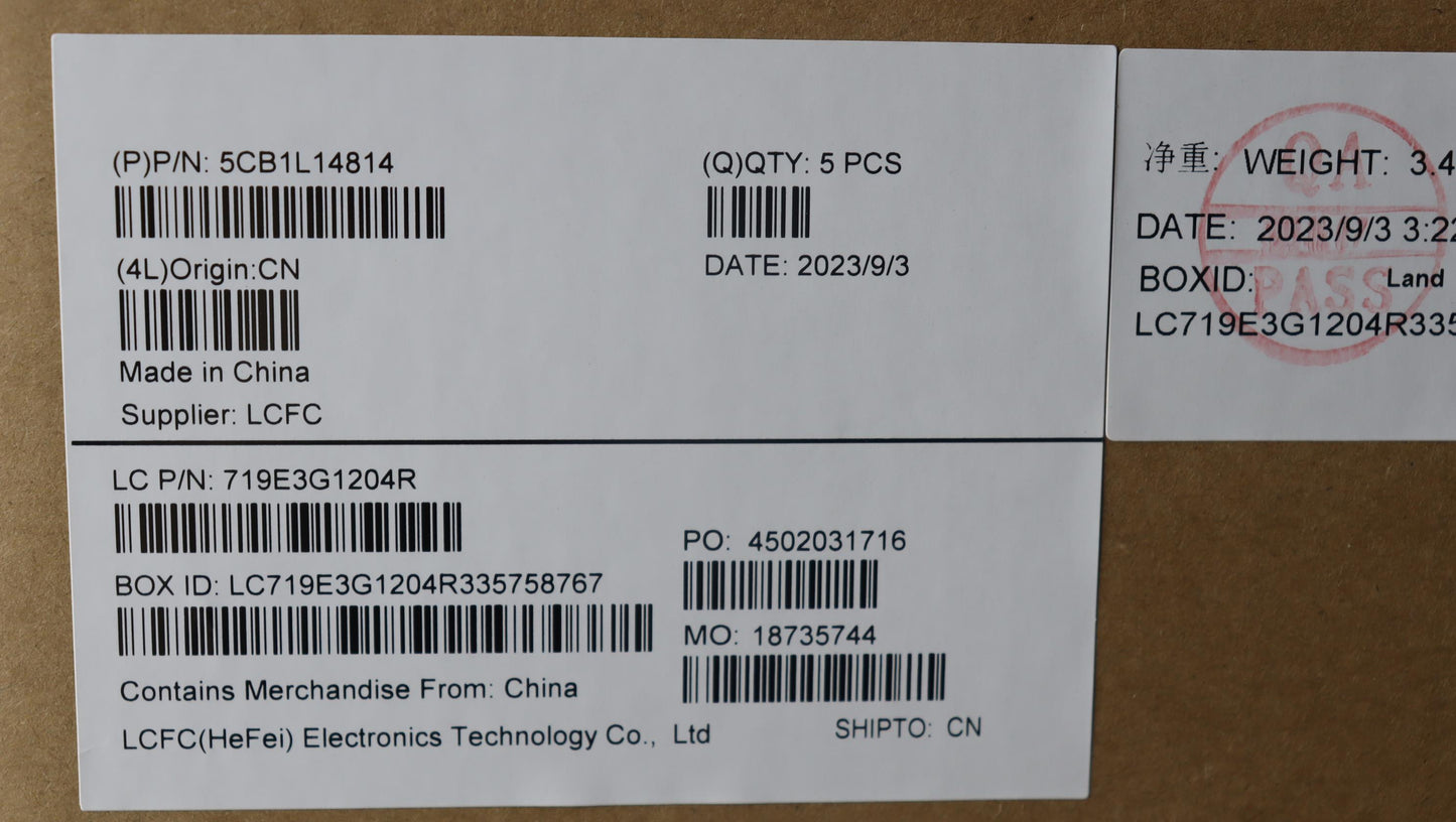 Lenovo Cover Upper Case Assembly Eng - 5CB1L14814