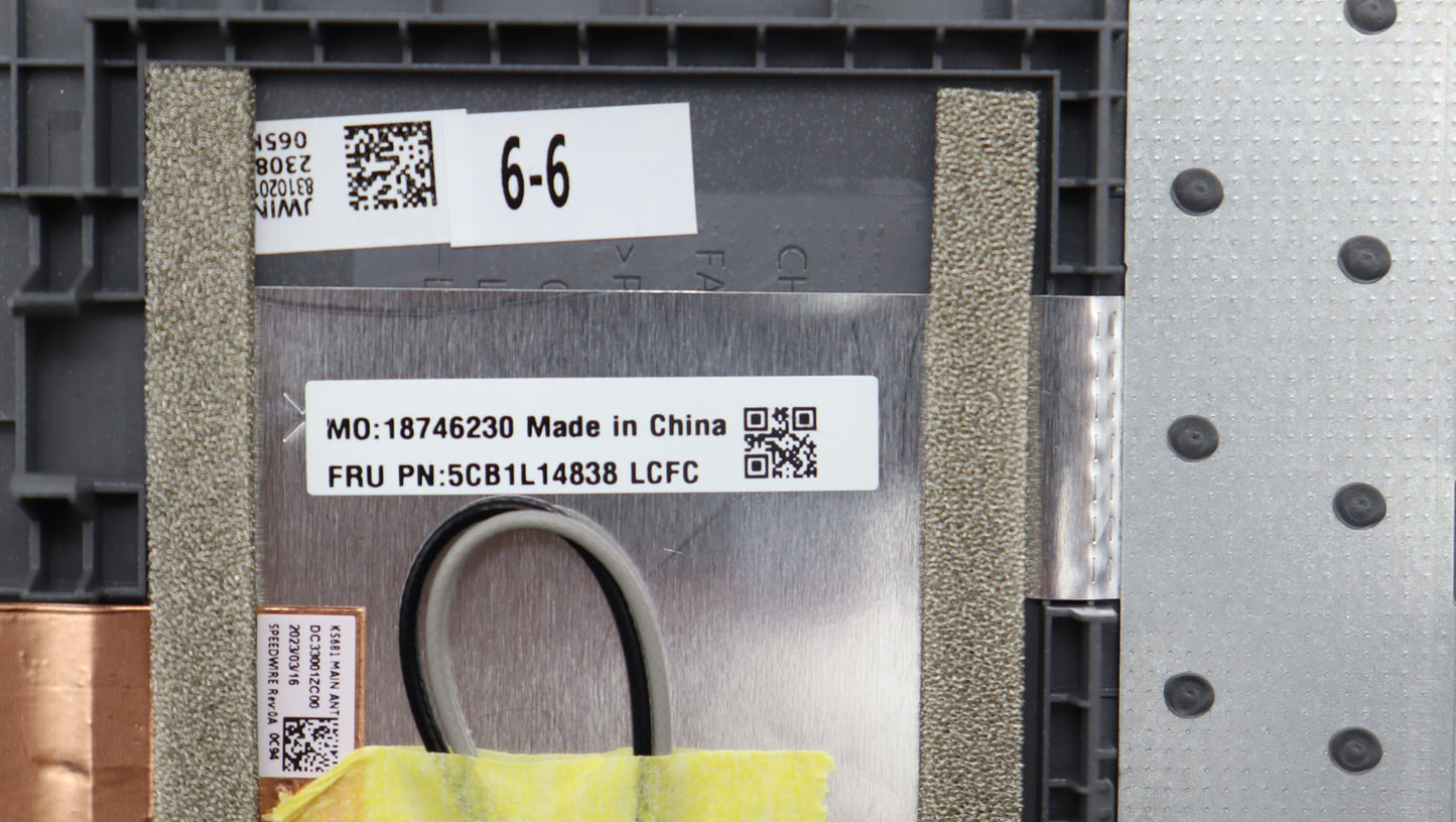 Lenovo Cover Upper Case Assembly Euro - 5CB1L14838