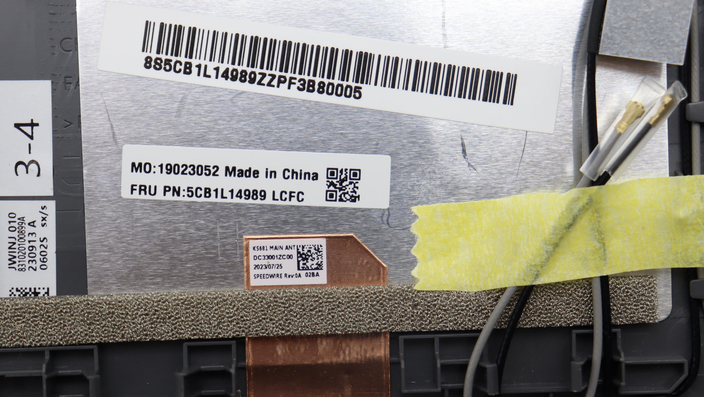 Lenovo Cover Upper Case Assembly Tc L - 5CB1L14989