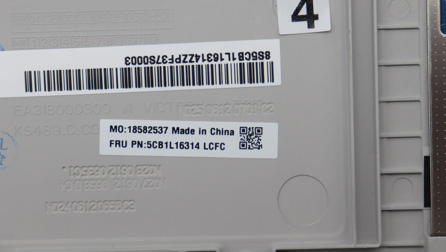 Lenovo Cover Uppercaseassembly Euroen - 5CB1L16314