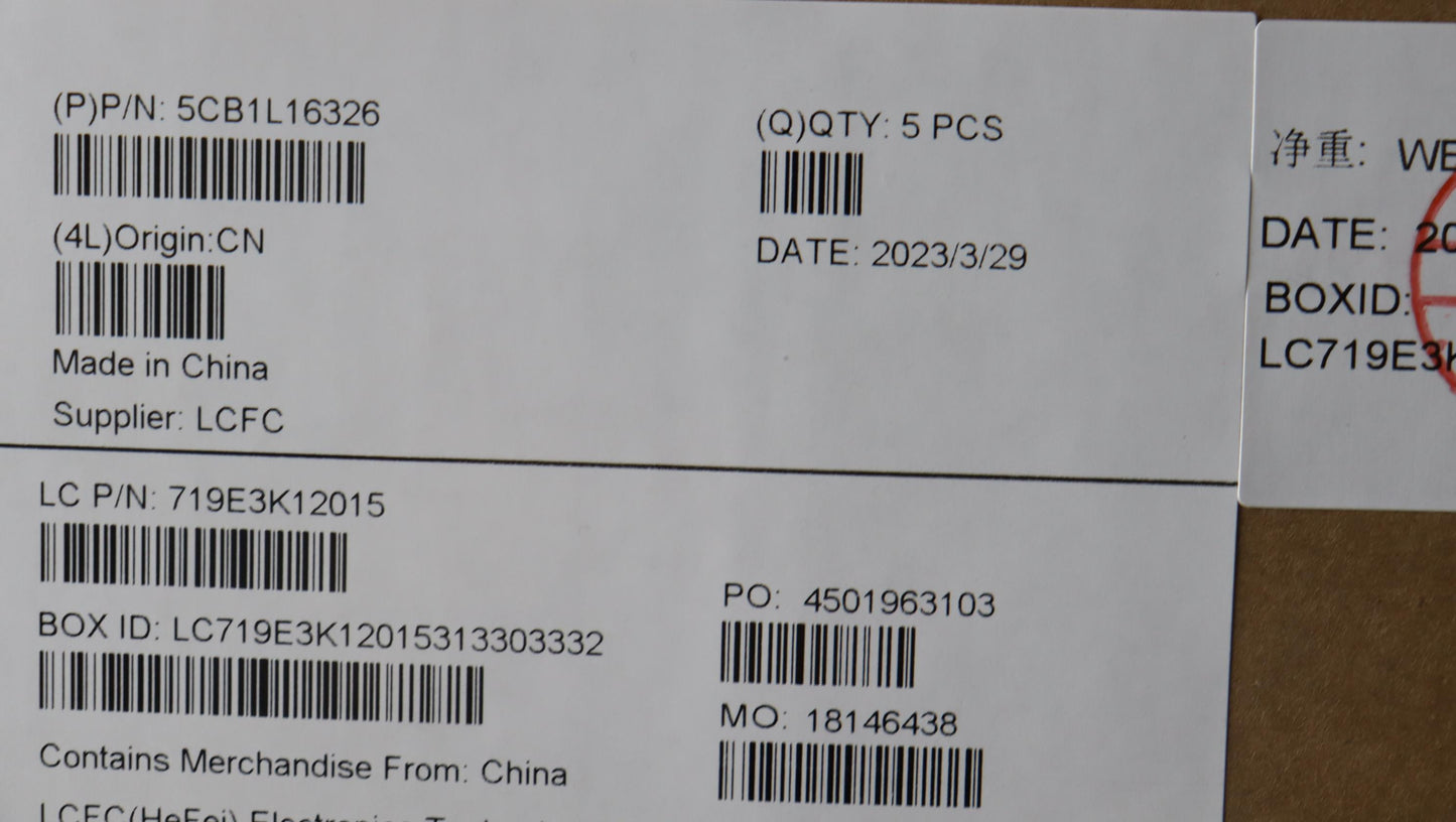 Lenovo Cover Upper Case Assembly Kor - 5CB1L16326