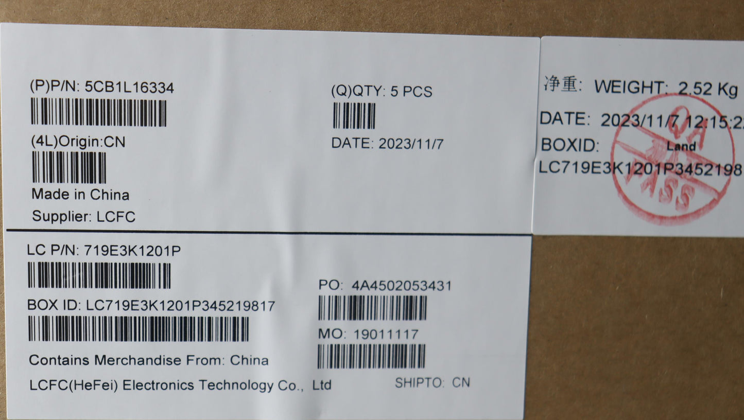 Lenovo Cover Upper Case Assembly Tc L - 5CB1L16334