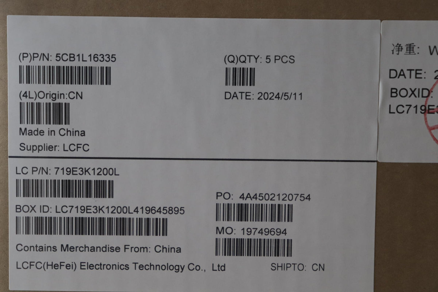 Lenovo Cover Upper Case Assembly Thai - 5CB1L16335