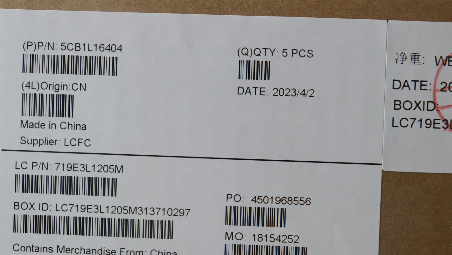 Lenovo Cover Upper Case Assembly Eng - 5CB1L16404