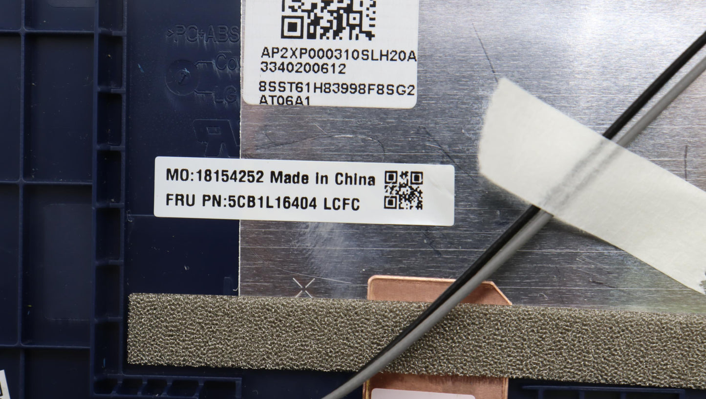 Lenovo Cover Upper Case Assembly Eng - 5CB1L16404