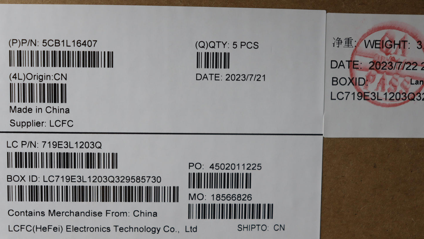 Lenovo Cover Upper Case Assembly Spa - 5CB1L16407