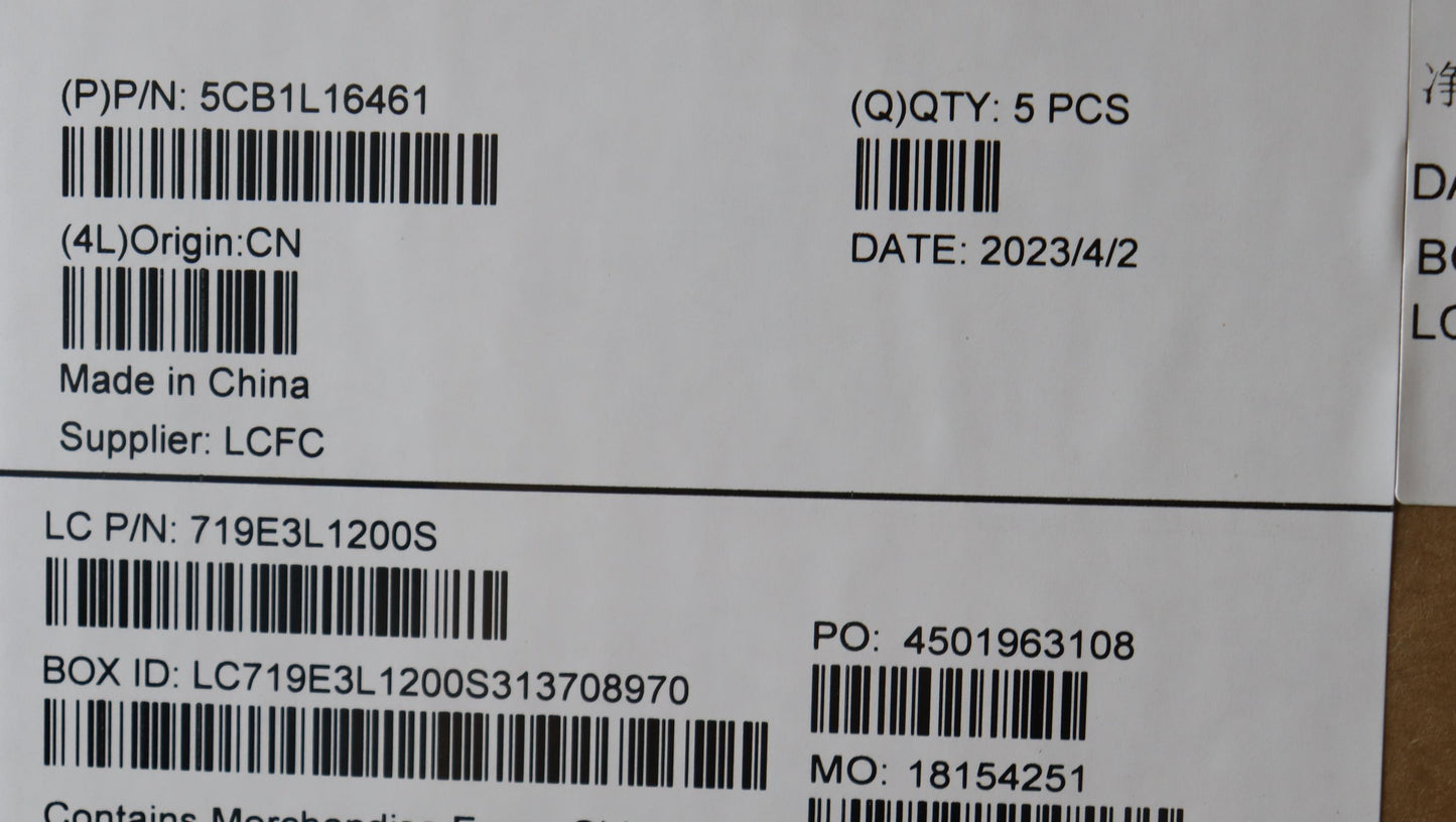 Lenovo Cover Upper Case Assembly Bul - 5CB1L16461