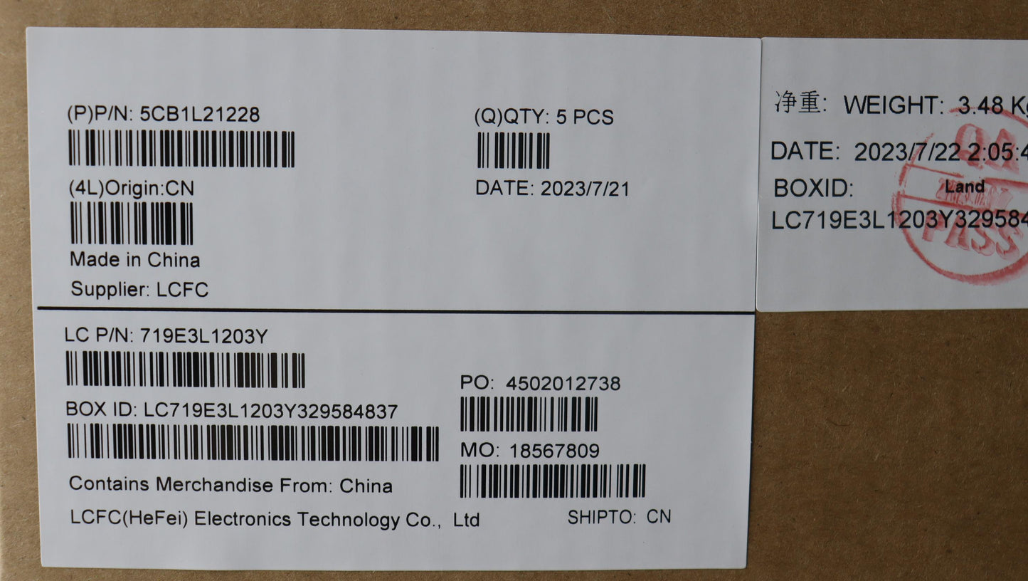 Lenovo Cover Upper Case Assembly La S - 5CB1L21228