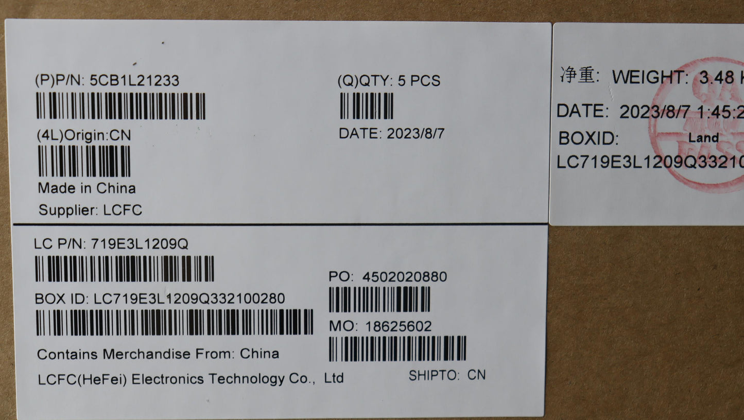 Lenovo Cover Upper Case Assembly Fra - 5CB1L21233