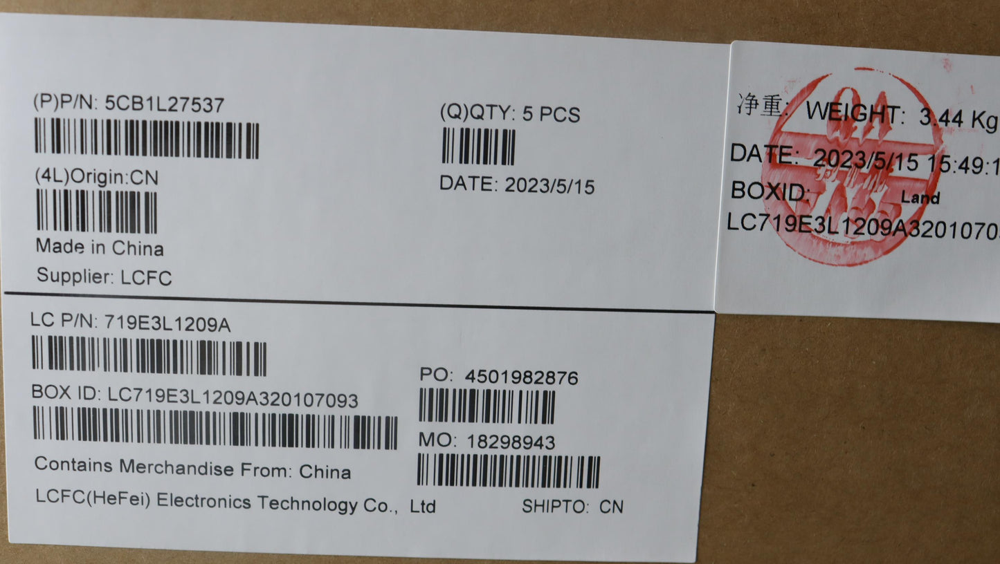 Lenovo Cover Upper Case Assembly Thai - 5CB1L27537