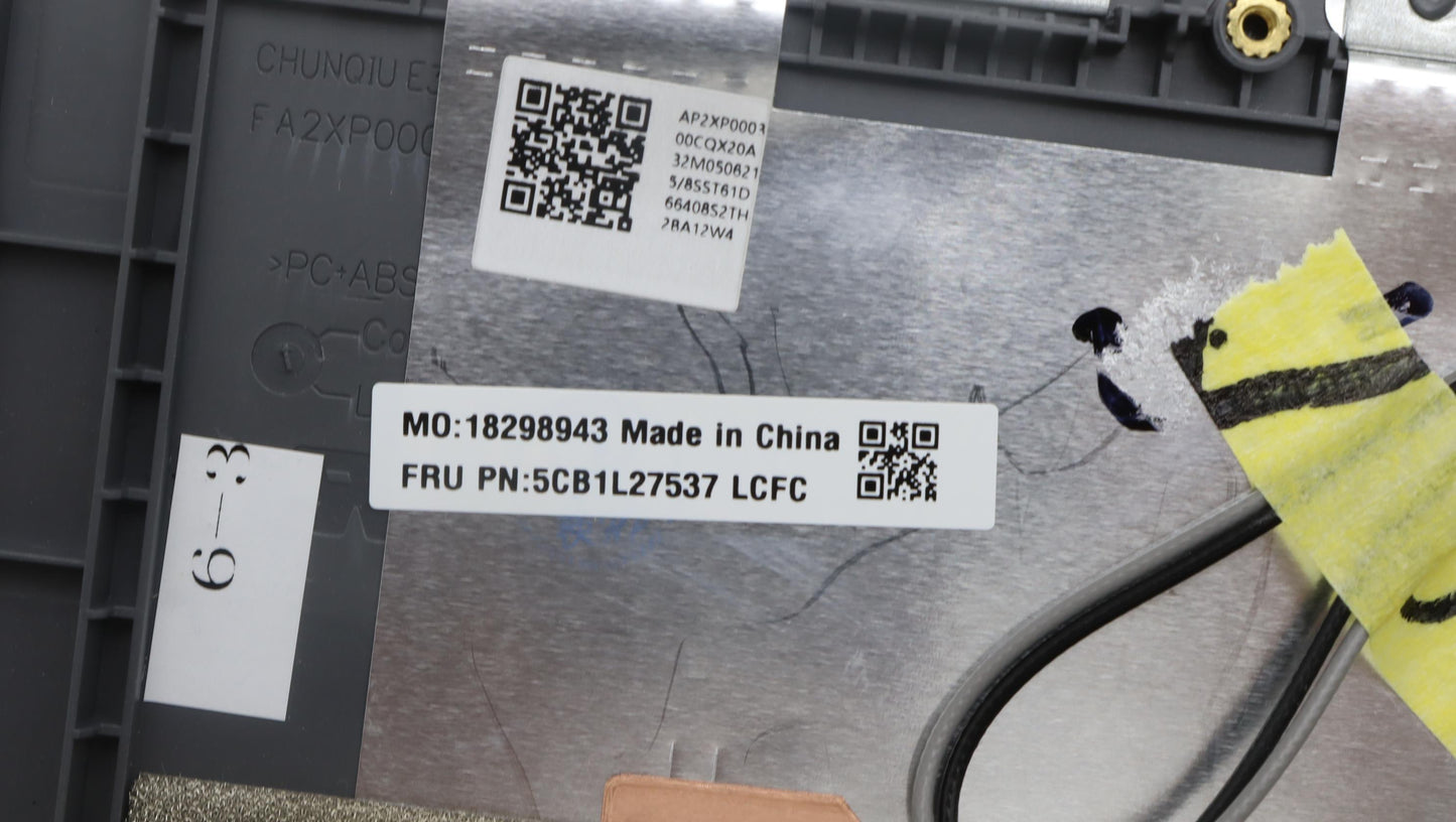 Lenovo Cover Upper Case Assembly Thai - 5CB1L27537
