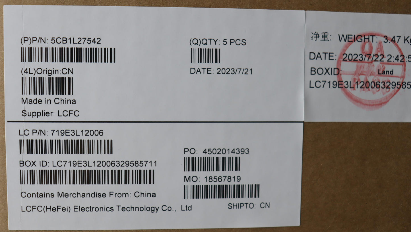 Lenovo Cover Upper Case Assembly Tc L - 5CB1L27542