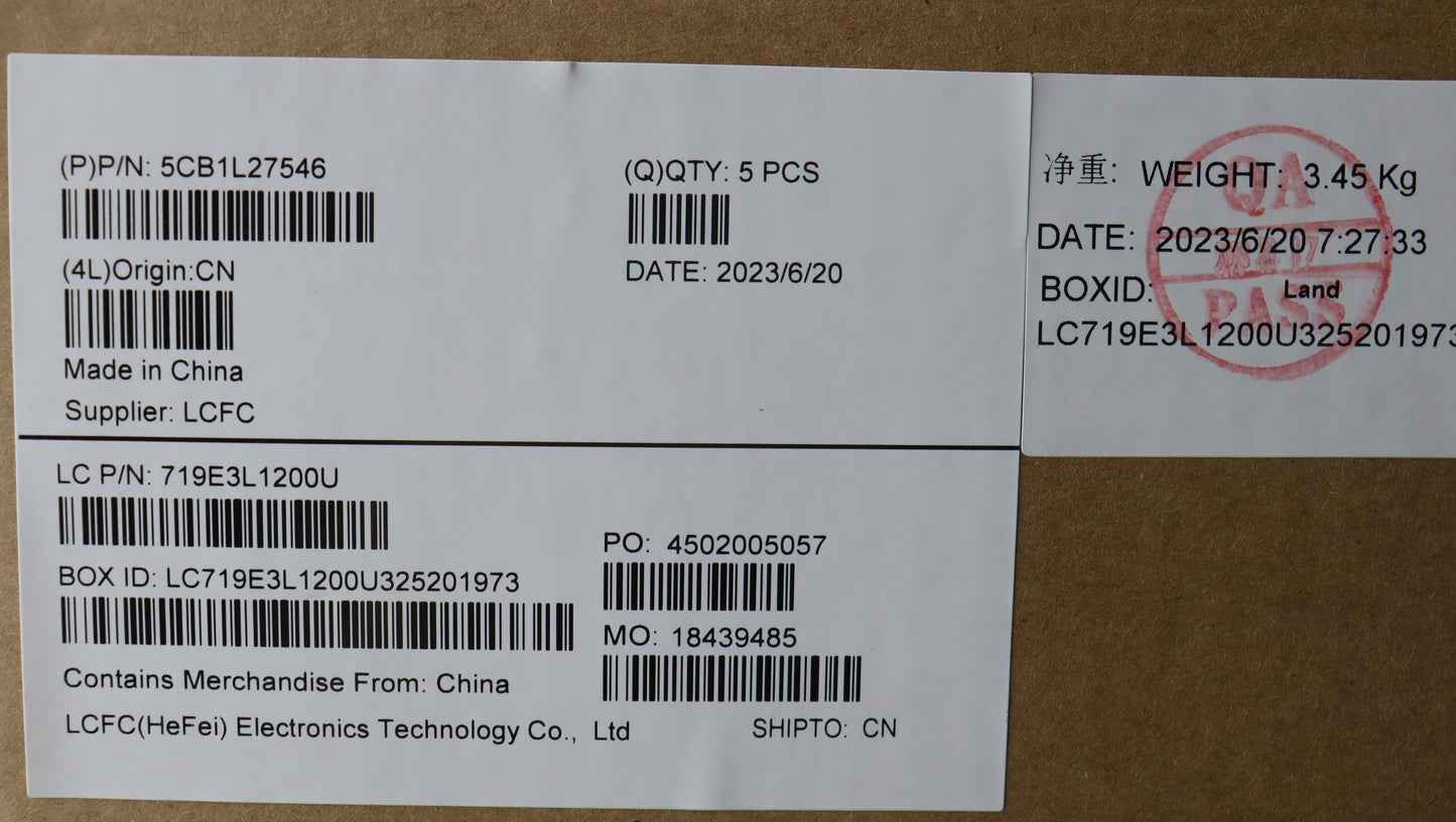 Lenovo Cover Upper Case Assembly Ara - 5CB1L27546