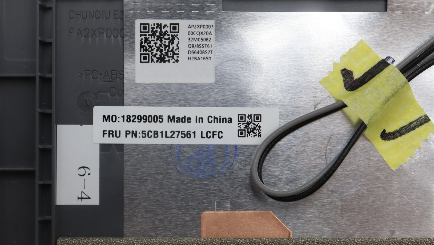 Lenovo Cover Upper Case Assembly Ukr - 5CB1L27561